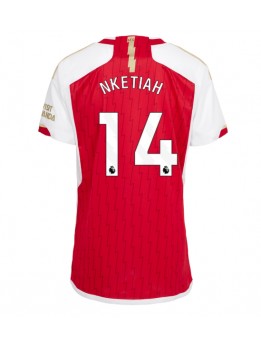 Billige Arsenal Eddie Nketiah #14 Hjemmedrakt Dame 2023-24 Kortermet